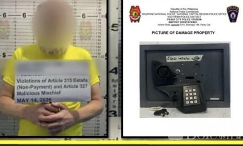 菲律宾新闻 丹麦男子帕赛酒店涉诈骗与毁坏财物被捕，纠纷升级为刑案🚨